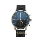 IWC Portoghese Chronograph IW371609 Nero nuovo 